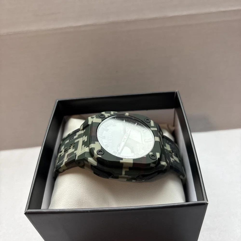 Activa X Invicta Men's Digital/Analog Watch 44.8mm Green Camo‎  (ACW2328-003)